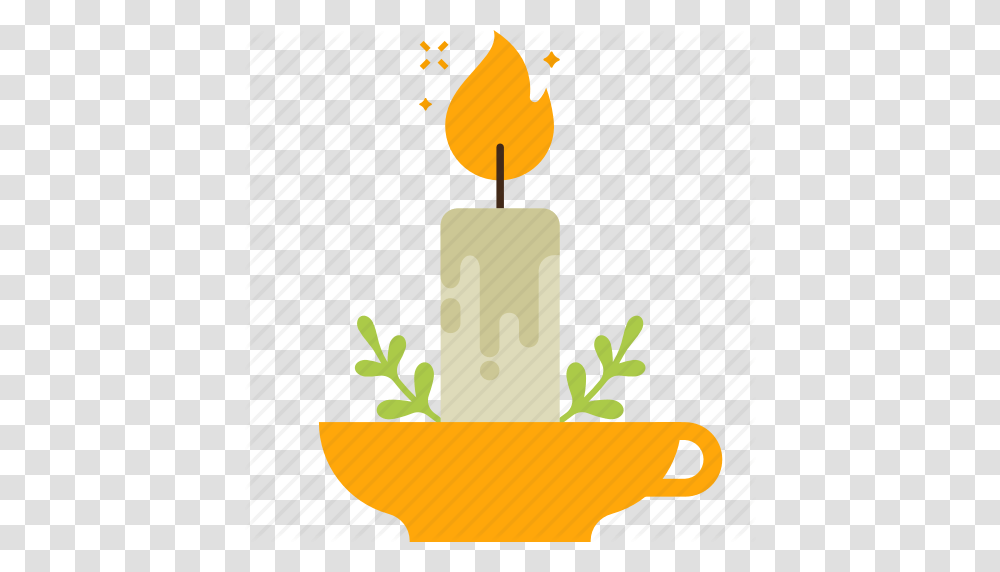 Branch Candle Candle Light Decoration Easter Flame Icon, Weapon, Weaponry, Number Transparent Png