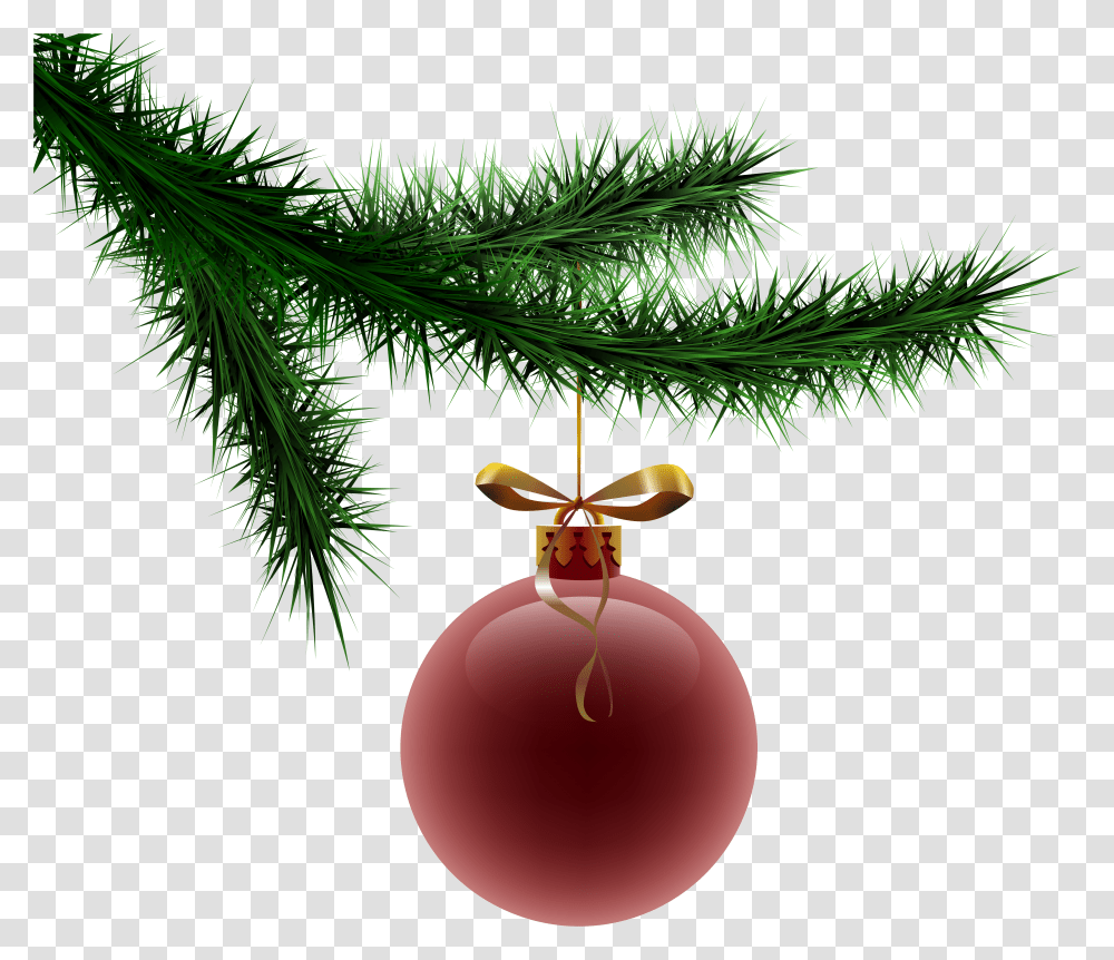 Branch Clipart Christmas Christmas Tree Branch With Ornament Transparent Png
