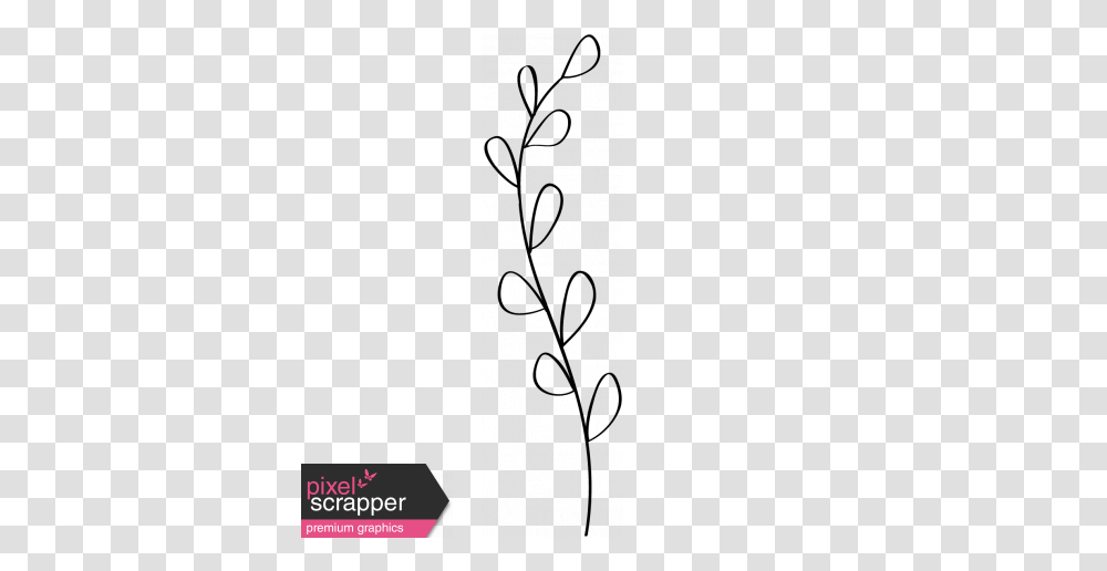 Branch Doodle Template Graphic, Label Transparent Png