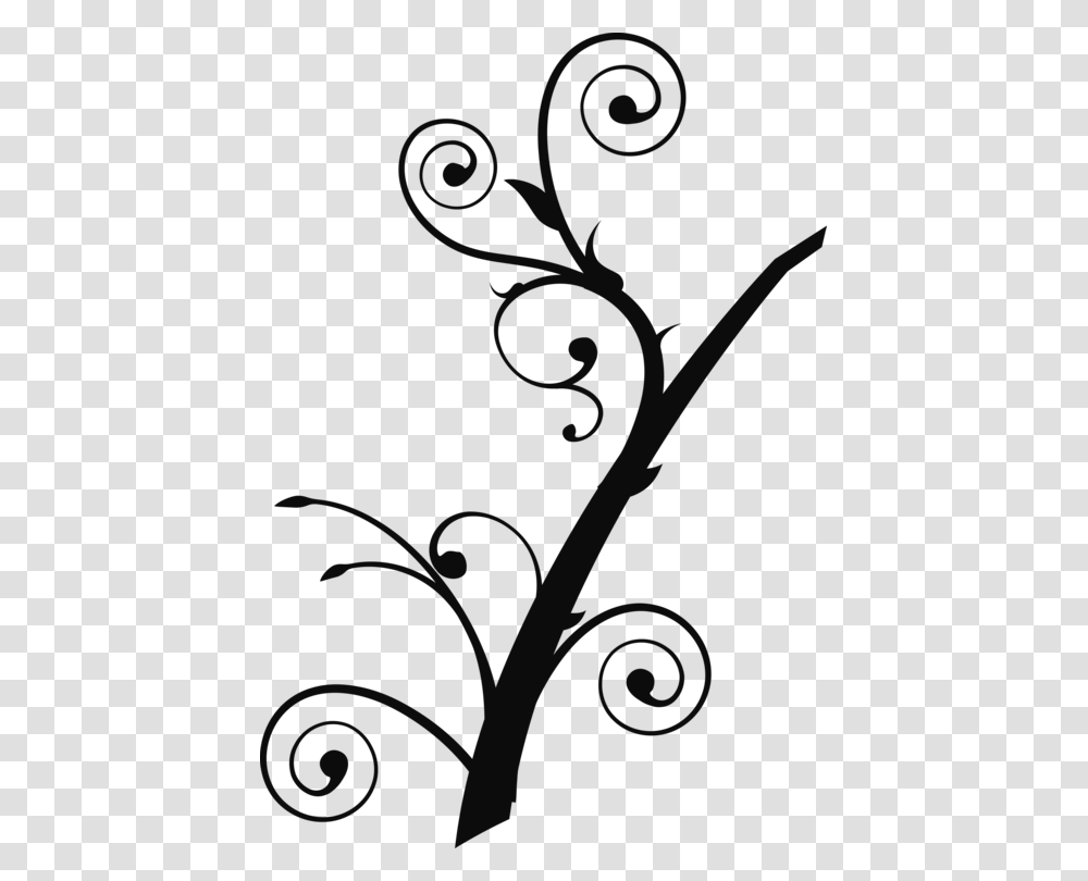 Branch Drawing Tree Silhouette Computer Icons, Floral Design, Pattern Transparent Png