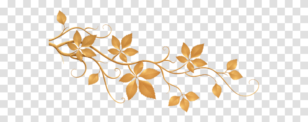 Branch Rama Leaves Hojas Secas Dried Dry Gold Autumn Leaves Clipart, Floral Design, Pattern Transparent Png