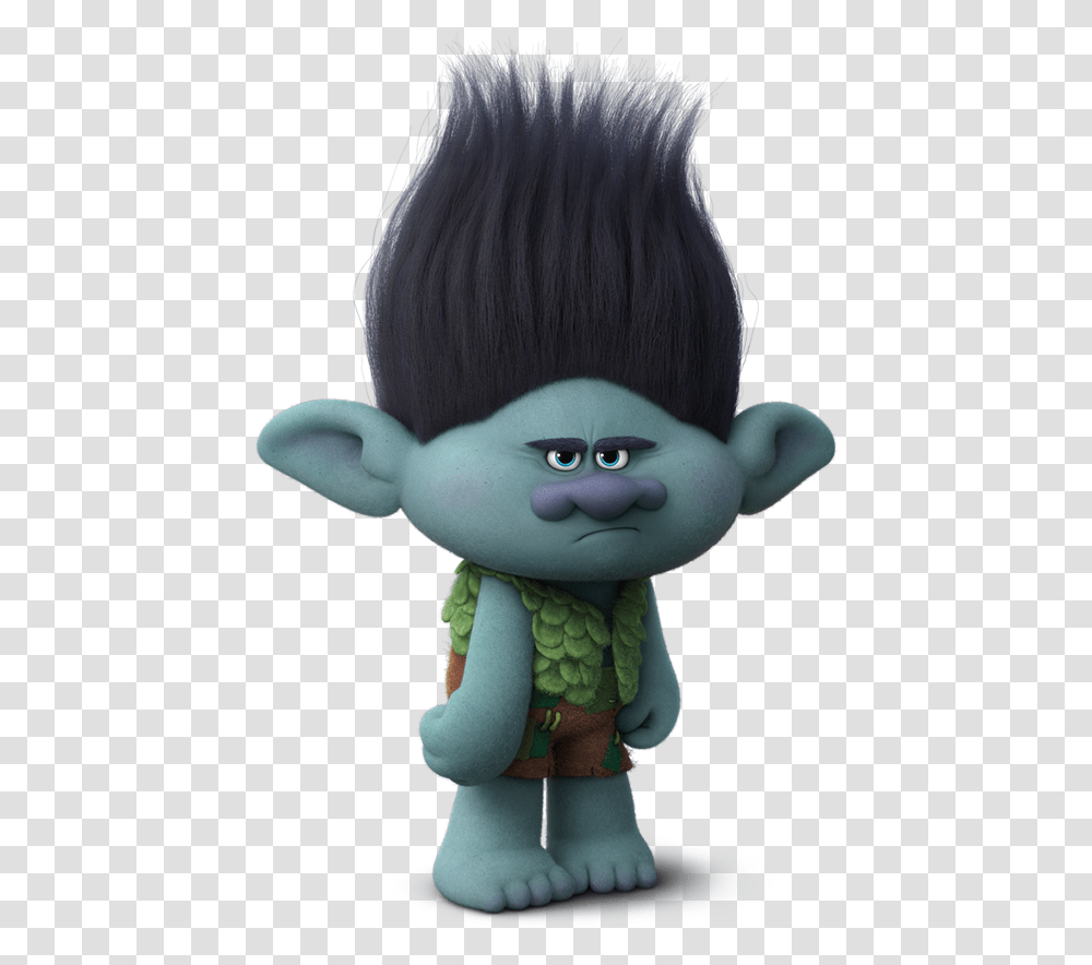 Branch Troll, Toy, Plush, Doll, Person Transparent Png