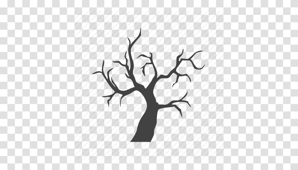 Branches Hallowee Plant Scary Tree Spooky Tree Tree Icon, Antler Transparent Png