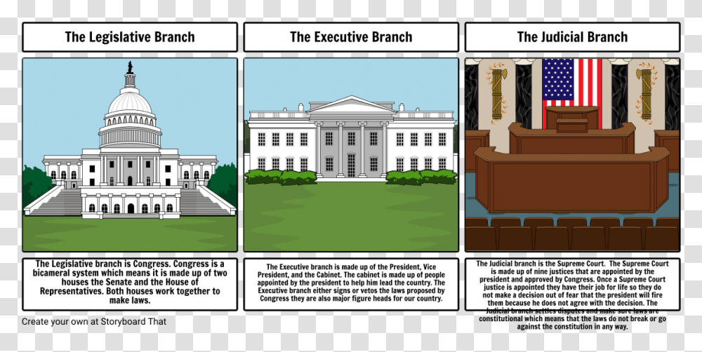 Branches Of Government Storyboard By 10be4bee Branches Of Government Houses, Building, Campus, Plant Transparent Png