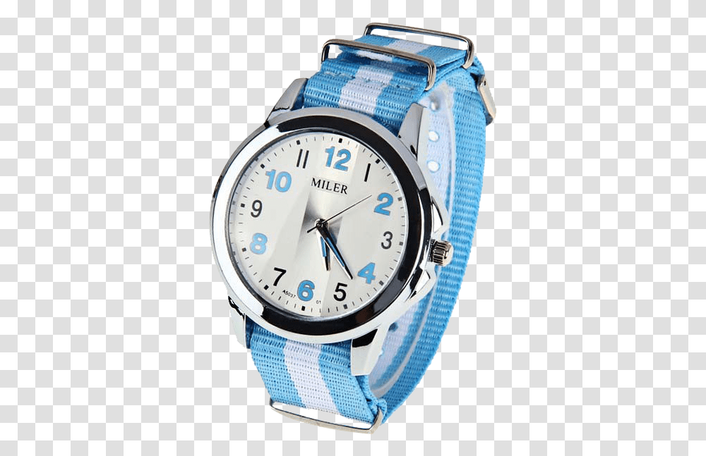 Brand Miler Nylon Watch Band Argentina Flag Strap Summer Analog Watch, Wristwatch, Clock Tower, Architecture, Building Transparent Png