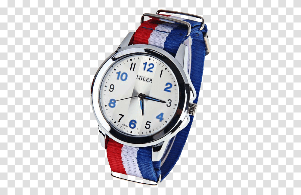 Brand Miler Nylon Watch Band French Flag Strap Summer Strap, Wristwatch, Clock Tower, Architecture, Building Transparent Png