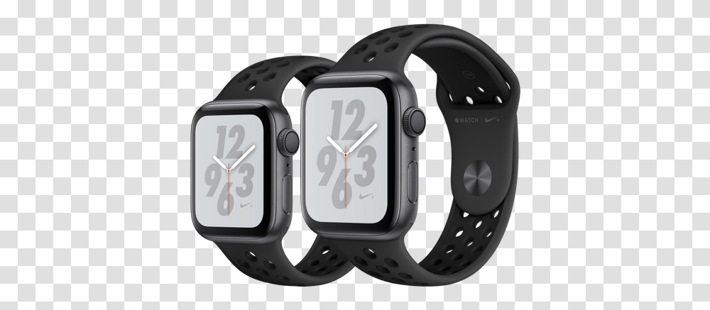 Brand New Apple Iwatch Series 4 40mm Black Aluminium Sports Apple Watch S4, Wristwatch, Digital Watch Transparent Png