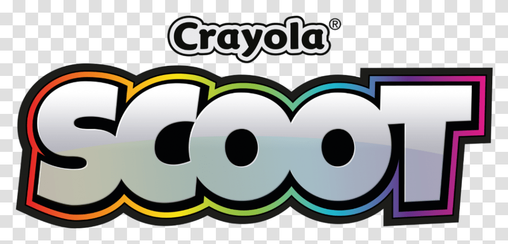 Brand New Crayola Scoot Trailer Lands With A Splat Bastion Crayola Scoot Logo, Label, Text, Vegetation, Plant Transparent Png