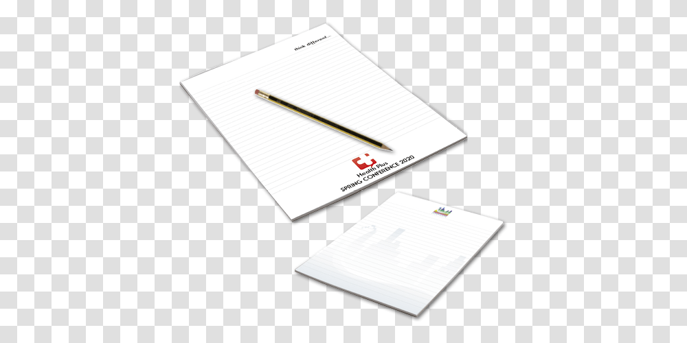Branded Notebooks Pads Marking Tool, Text, Paper, Business Card, Pen Transparent Png