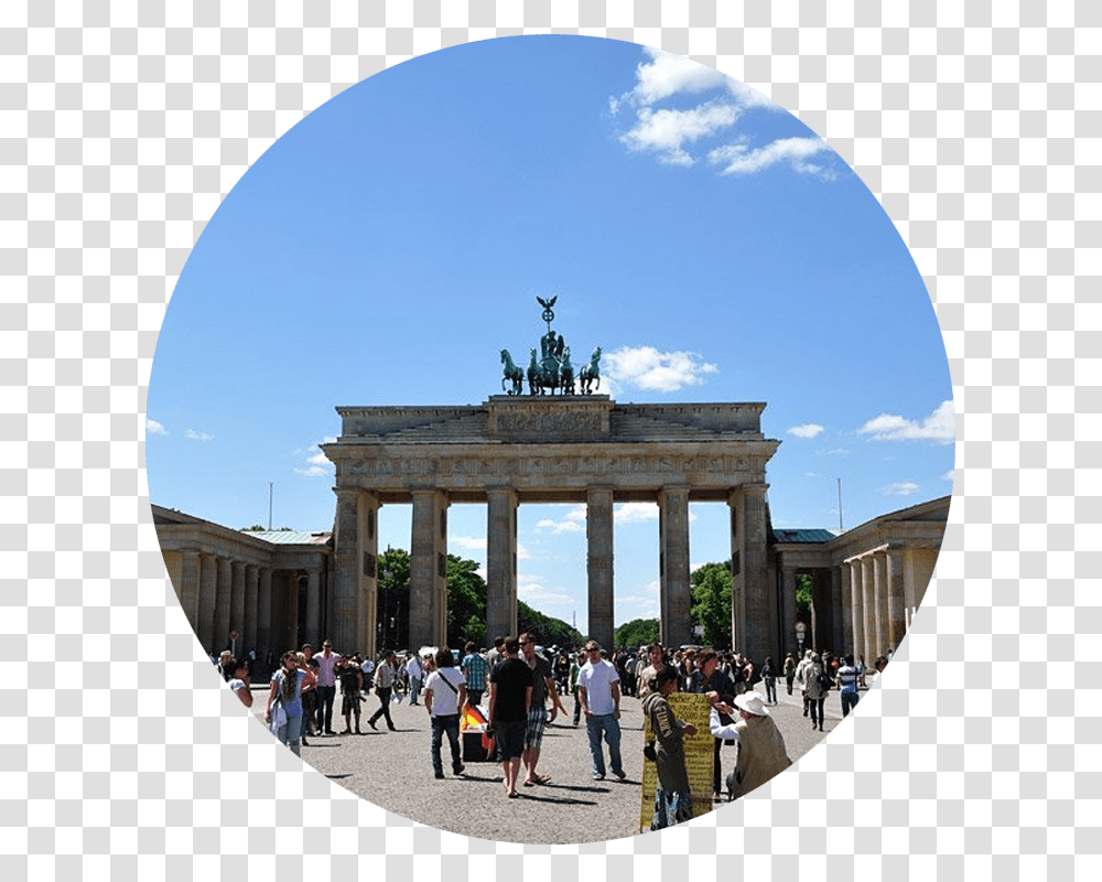 Brandenburg Gate, Downtown, City, Urban, Building Transparent Png