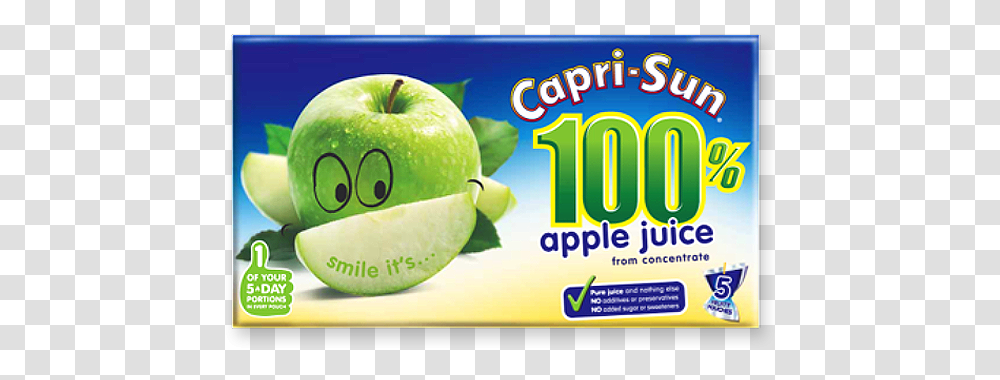 Brandme Capri Sun Logo, Plant, Food, Fruit, Apple Transparent Png