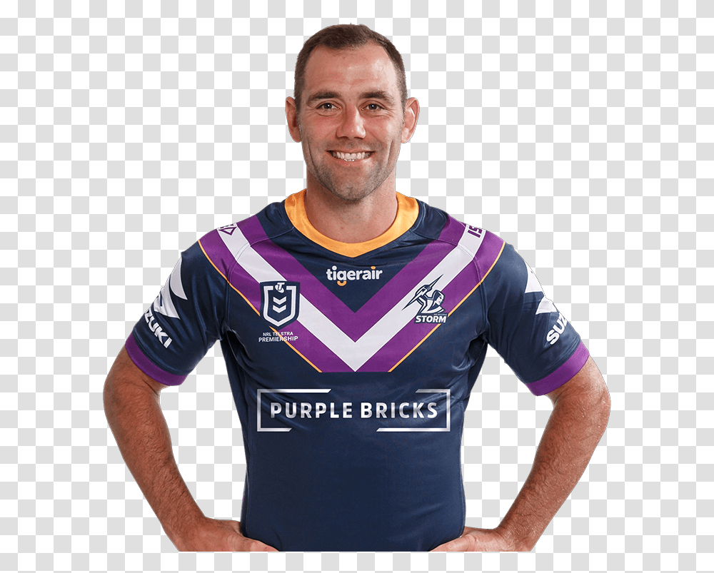 Brandon Smith Melbourne Storm, T-Shirt, Person, Jersey Transparent Png