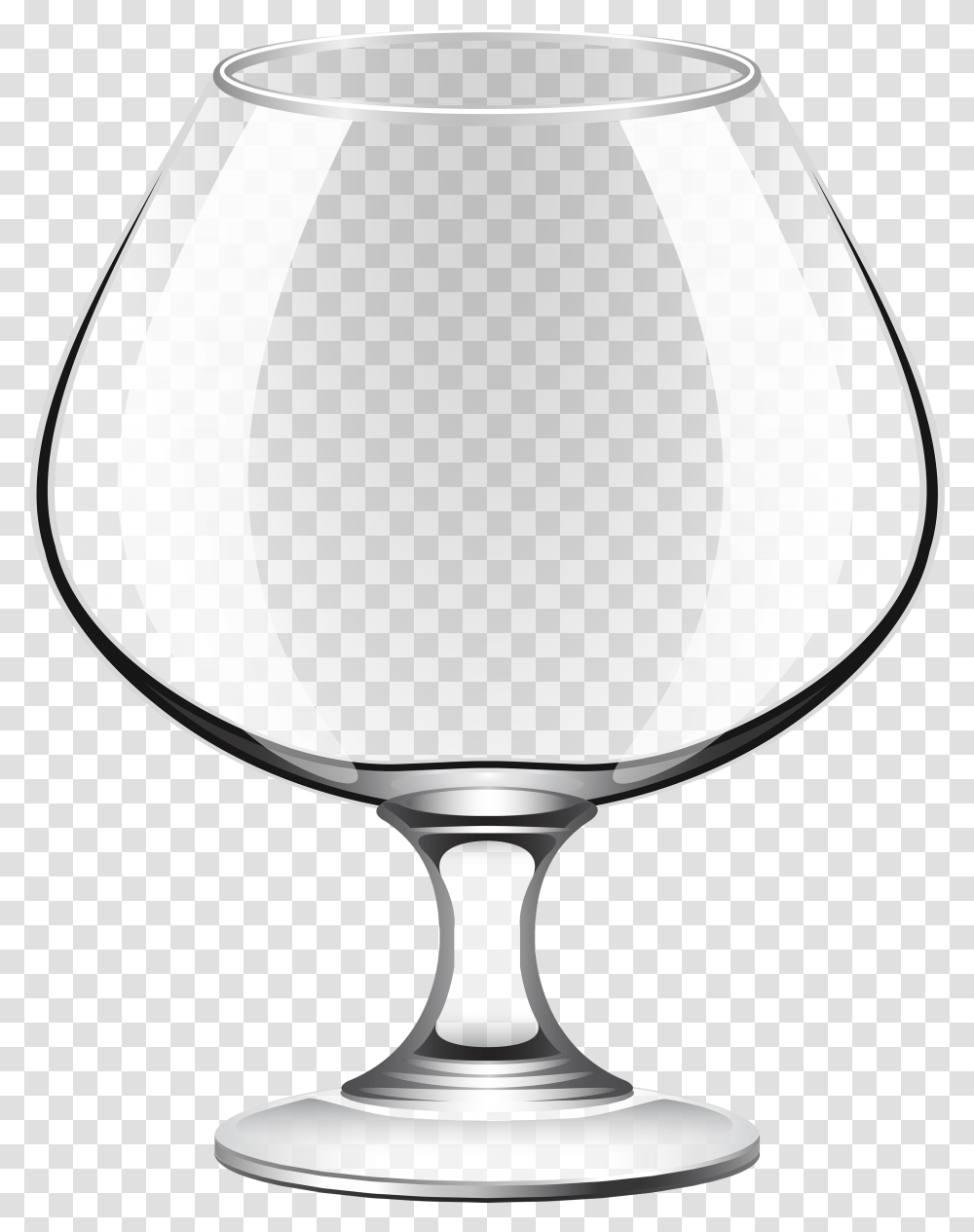 Brandy Glass Clipart Clip Art Empty Glass, Lamp, Goblet, Lighting, Wine Glass Transparent Png