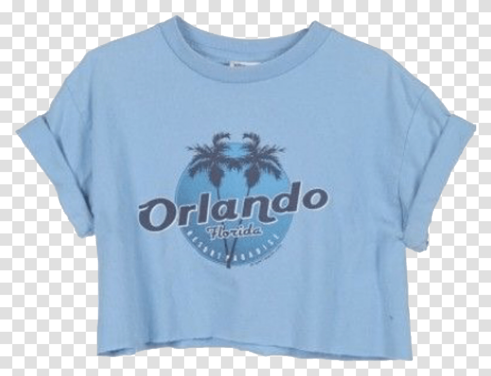 Brandy Melville Blue Shirt Aesthetic, Apparel, T-Shirt, Sleeve Transparent Png