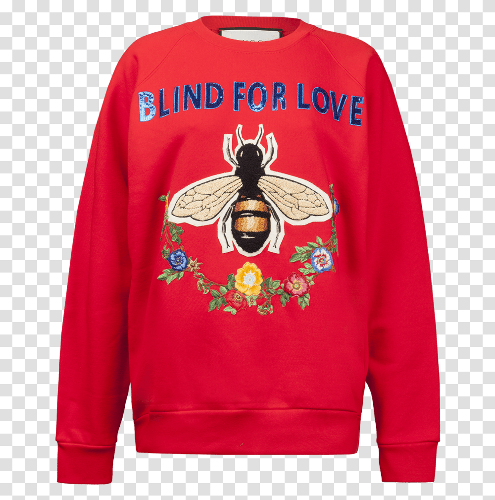 Brandy Melville Gucci Blind For Love Women, Apparel, Sweater, Sleeve Transparent Png