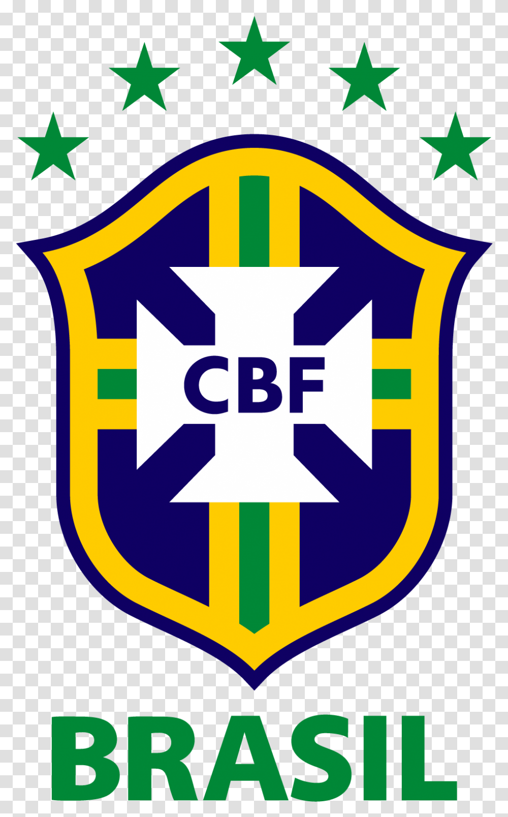 Brasil Logo Brazil Football Team Badge, Armor, Poster, Advertisement, Shield Transparent Png