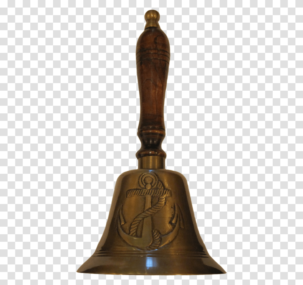 Brass Anchor Bell Handbell, Cowbell, Lamp Transparent Png