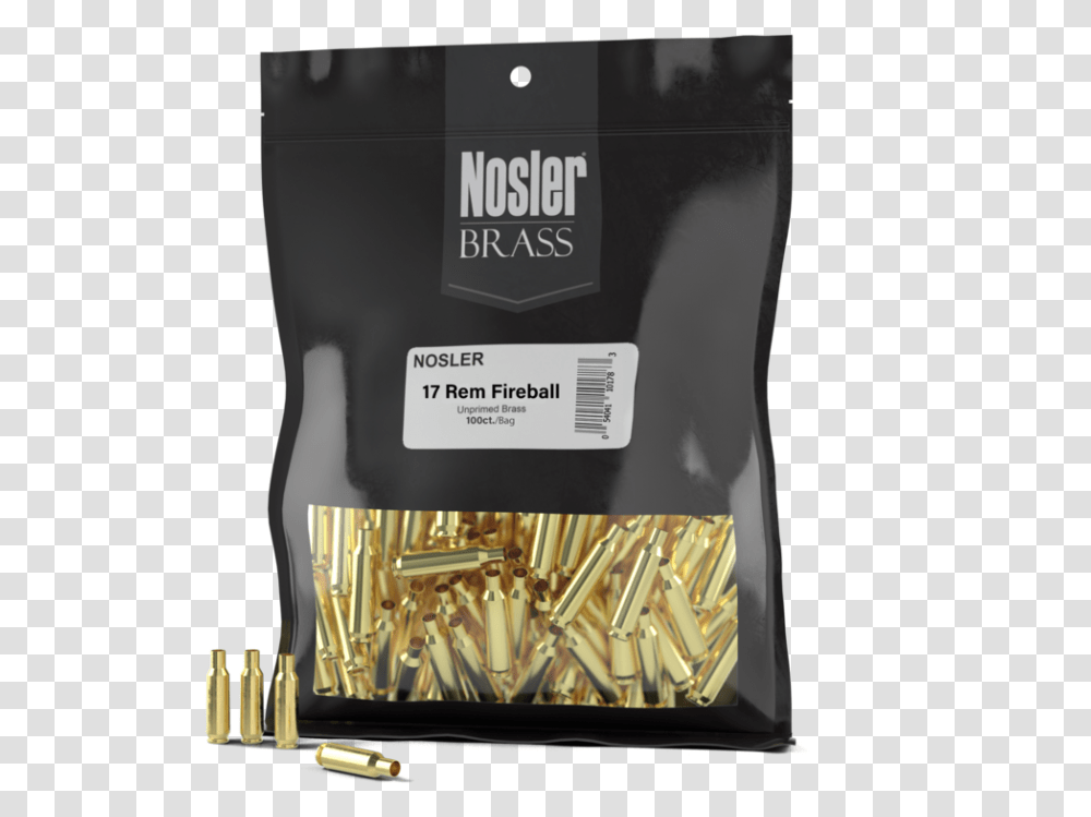 Brass Bag 17fireball 100ct High Rez, Weapon, Weaponry, Ammunition, Bullet Transparent Png