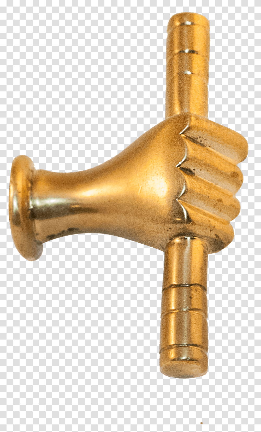 Brass, Hammer, Tool, Stick, Cane Transparent Png