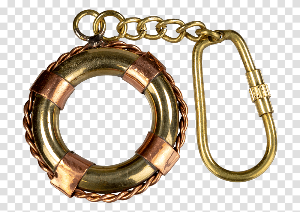 Brass Life Preserver Keychain Circle, Bracelet, Jewelry, Accessories, Accessory Transparent Png