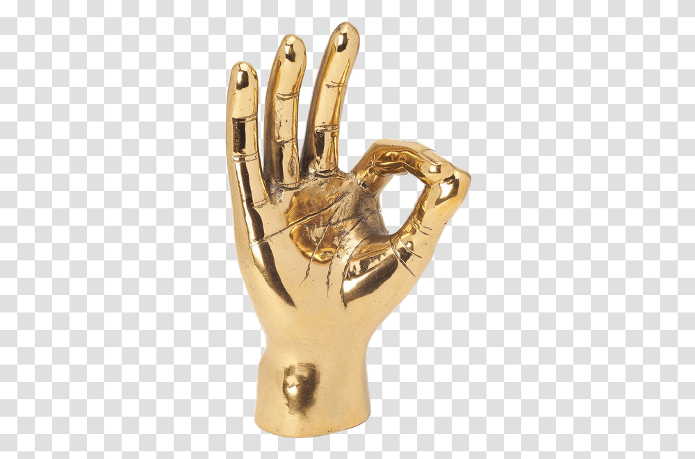 Brass Ok Hand Gold Ok Hand, Bronze, Horn, Brass Section, Musical Instrument Transparent Png