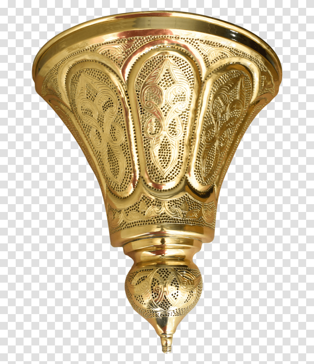 Brass Sconce Antique, Goblet, Glass, Light, Trophy Transparent Png
