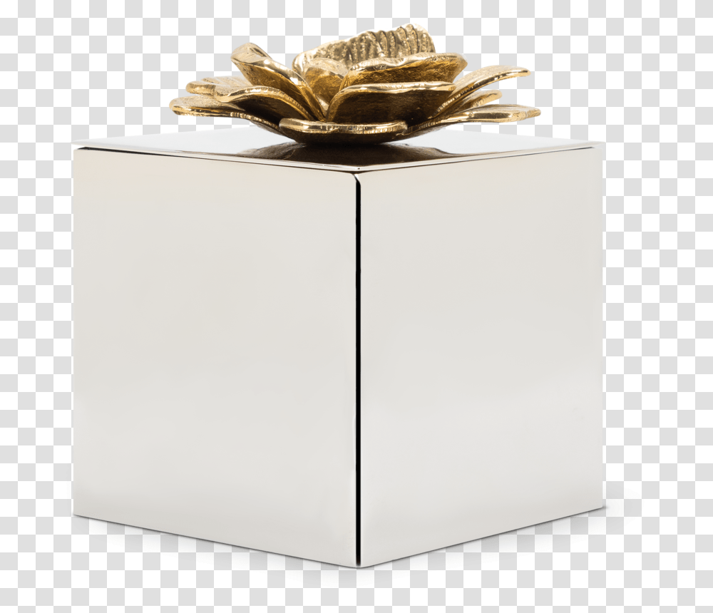 Brass Silver Flower Box Box, Gift, Paper Transparent Png