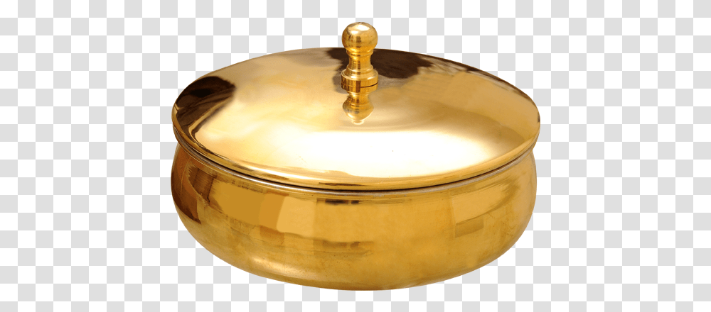 Brass Utensils, Gold, Bowl, Sink, Frying Pan Transparent Png