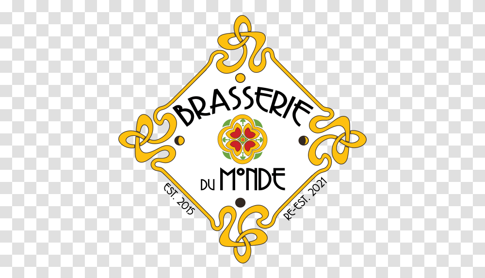Brasserie Du Monde Dot, Logo, Symbol, Trademark, Ketchup Transparent Png