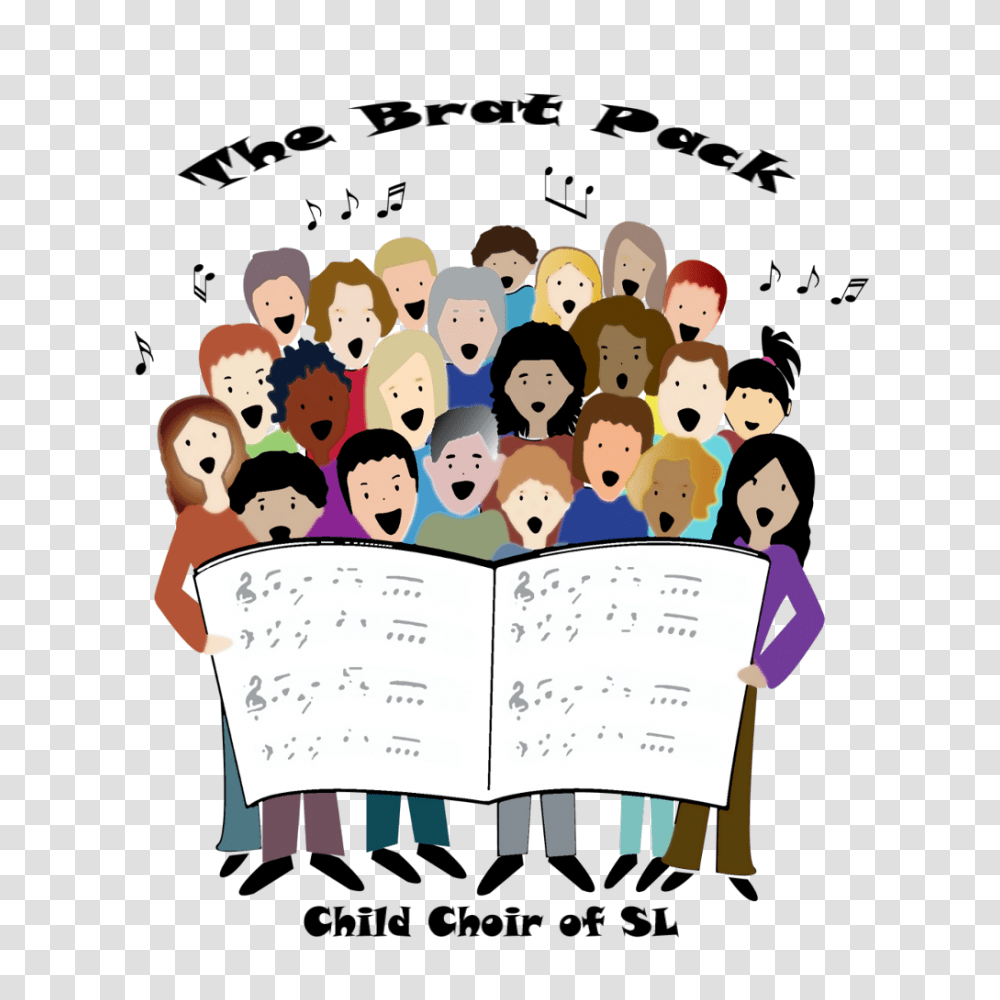 Brat Choir Clipart, Page, Diary Transparent Png