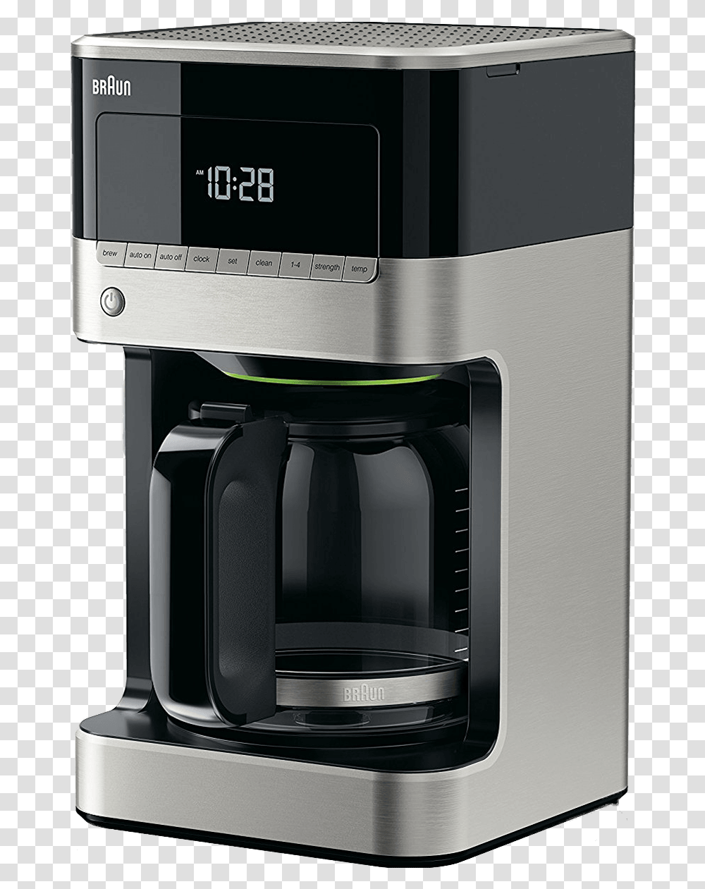 Braun Brewsense 12 Cup Drip Coffee Maker Braun Coffee Maker Clean Light, Appliance, Microwave, Oven, Coffee Cup Transparent Png