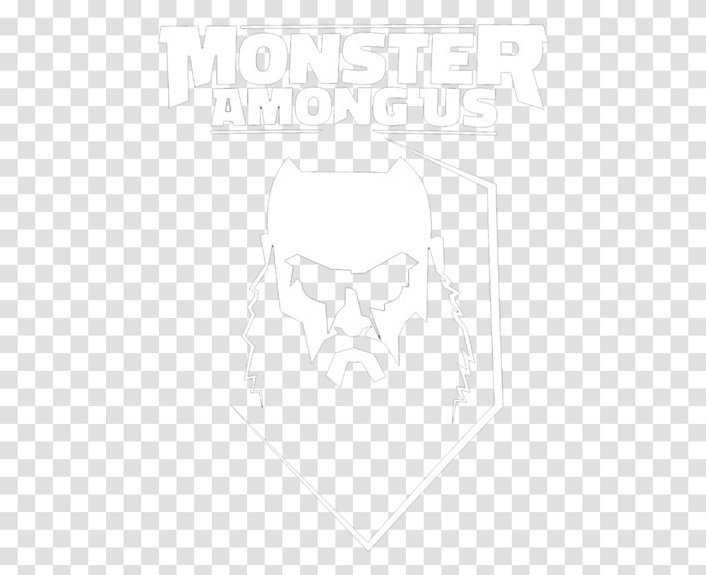 Braun Strowman Monster Among Us Logo, Stencil, Poster, Advertisement Transparent Png
