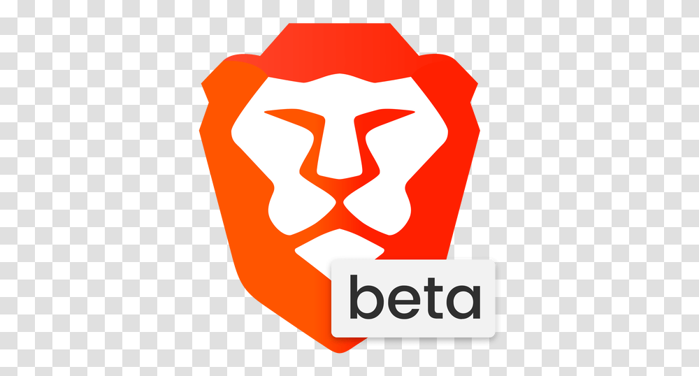 Brave Beta Browser Logo Free Icon Of Brave Browser No Ads On Youtube, Symbol, Trademark, Hand, Label Transparent Png
