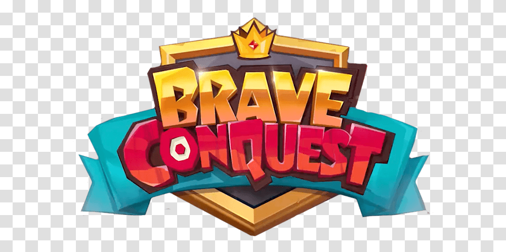 Brave Conquest Logo Brave Conquest Logo, Game, Crowd, Gambling, Slot Transparent Png