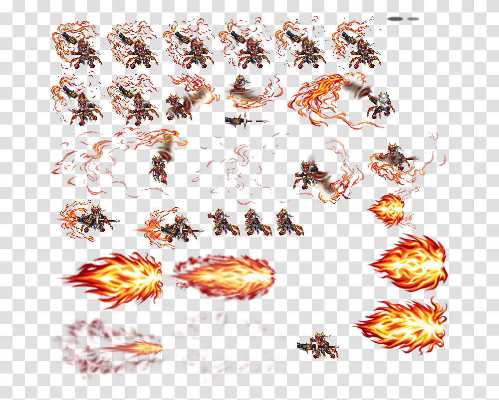 Brave Frontier Fire Sprite Sheets Brave Frontier Sprite Sheet, Outdoors, Nature, Painting Transparent Png