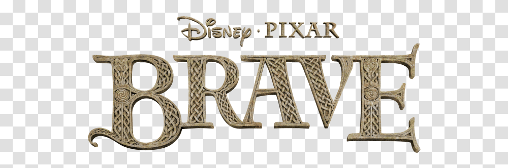 Brave Logo Disney Pixar Brave Logo, Alphabet, Text, Word, Symbol Transparent Png