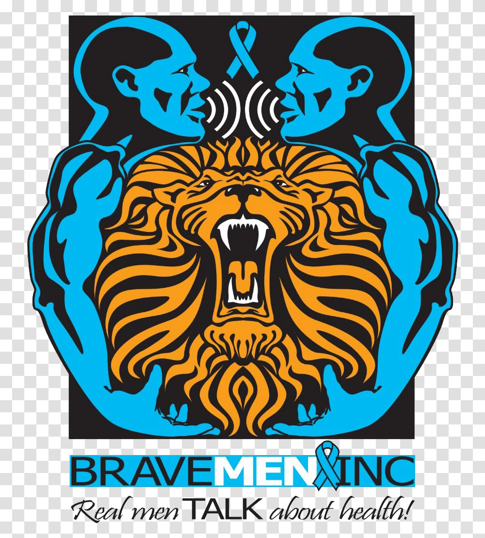 Brave Men Inc Logo, Symbol, Trademark, Poster, Advertisement Transparent Png