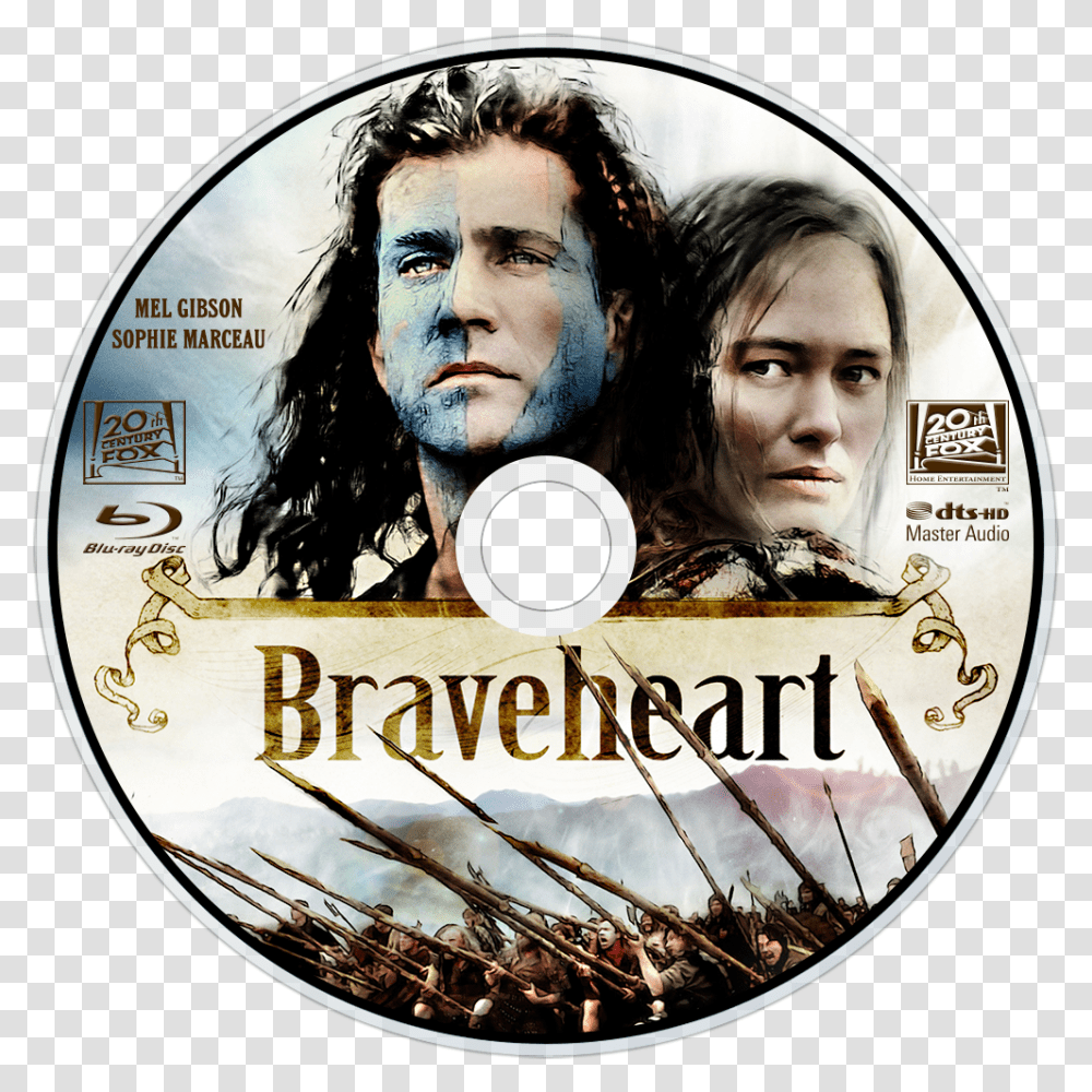 Braveheart 1995 2 Disc, Disk, Dvd, Person, Human Transparent Png