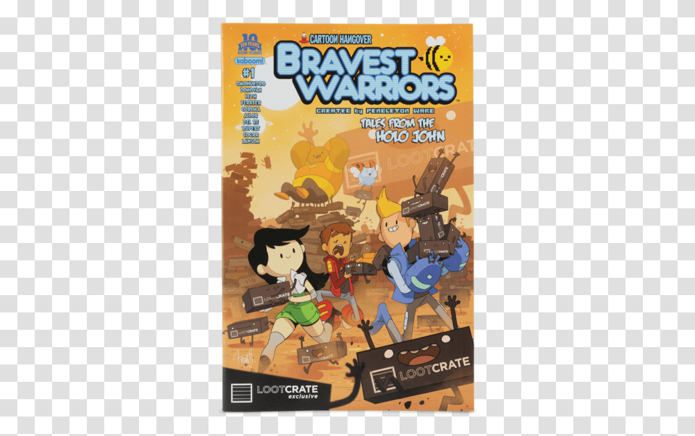 Bravest Warriors Loot Crate Comic, Jigsaw Puzzle, Game, Advertisement, Poster Transparent Png