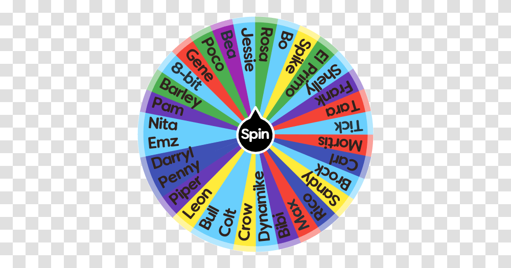 Brawl Stars All 32 Brawlers Spin The Wheel App Circle, GPS, Electronics, Sphere, Sundial Transparent Png