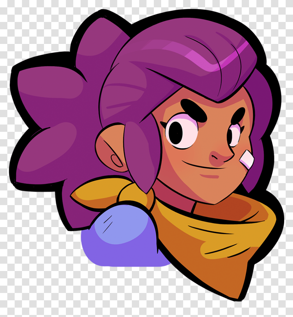 Brawl Stars Characters Shelly, Hat Transparent Png