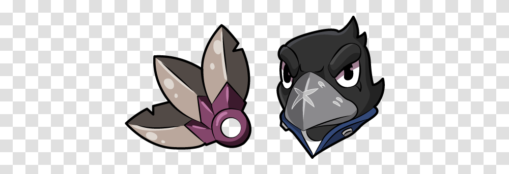 Brawl Stars Crow Cursor - Custom Browser Extension Crow Attack Brawl Stars, Pillow, Cushion, Weapon, Weaponry Transparent Png
