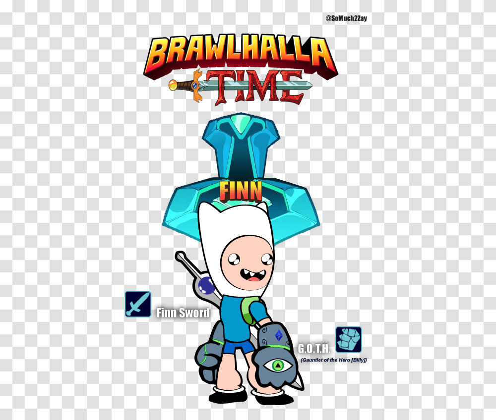 Brawlhalla Characters Adventure Time Pirates Of The Enchiridion Finn Notebook, Chef Transparent Png