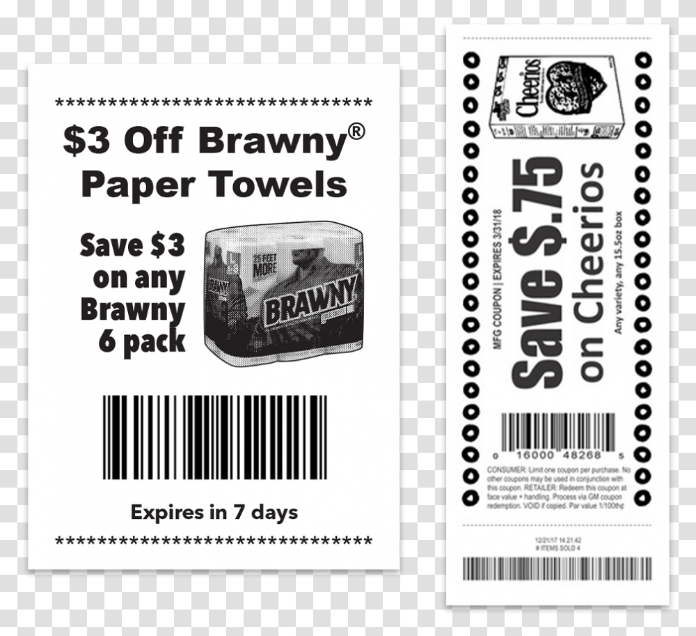 Brawny Paper Towels, Label, Flyer, Poster Transparent Png
