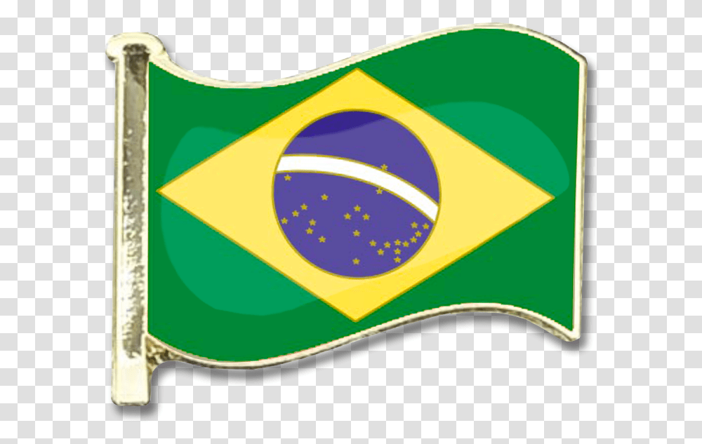 Brazil Flag Badge Brasil, Logo, Trademark Transparent Png