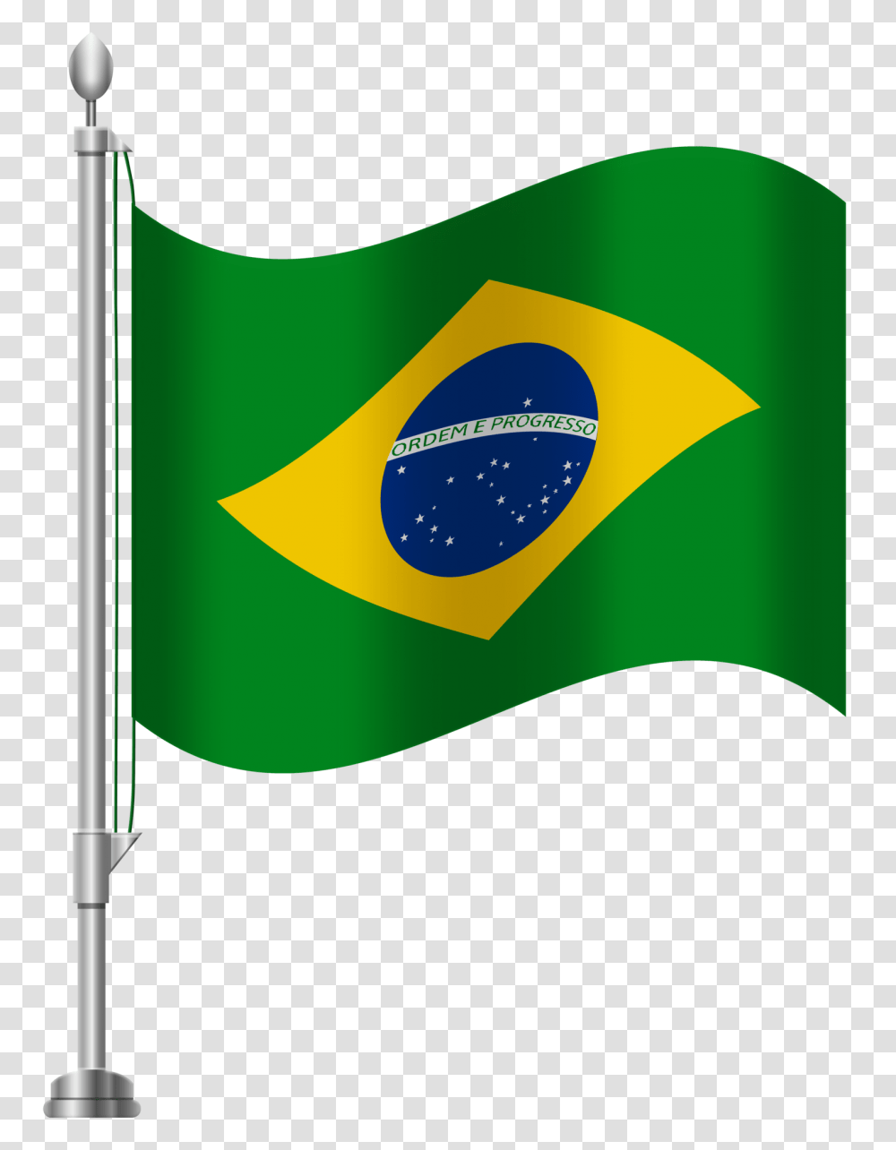 Brazil Flag Clip Art, American Flag Transparent Png