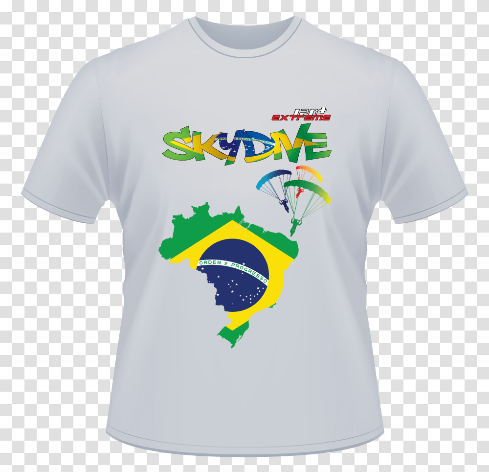 Brazil Flag, Apparel, T-Shirt Transparent Png