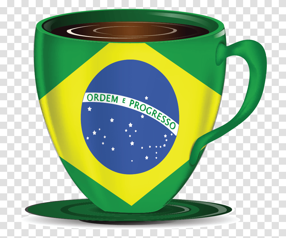 Brazil Flag, Coffee Cup, Tape, Pottery, Trophy Transparent Png