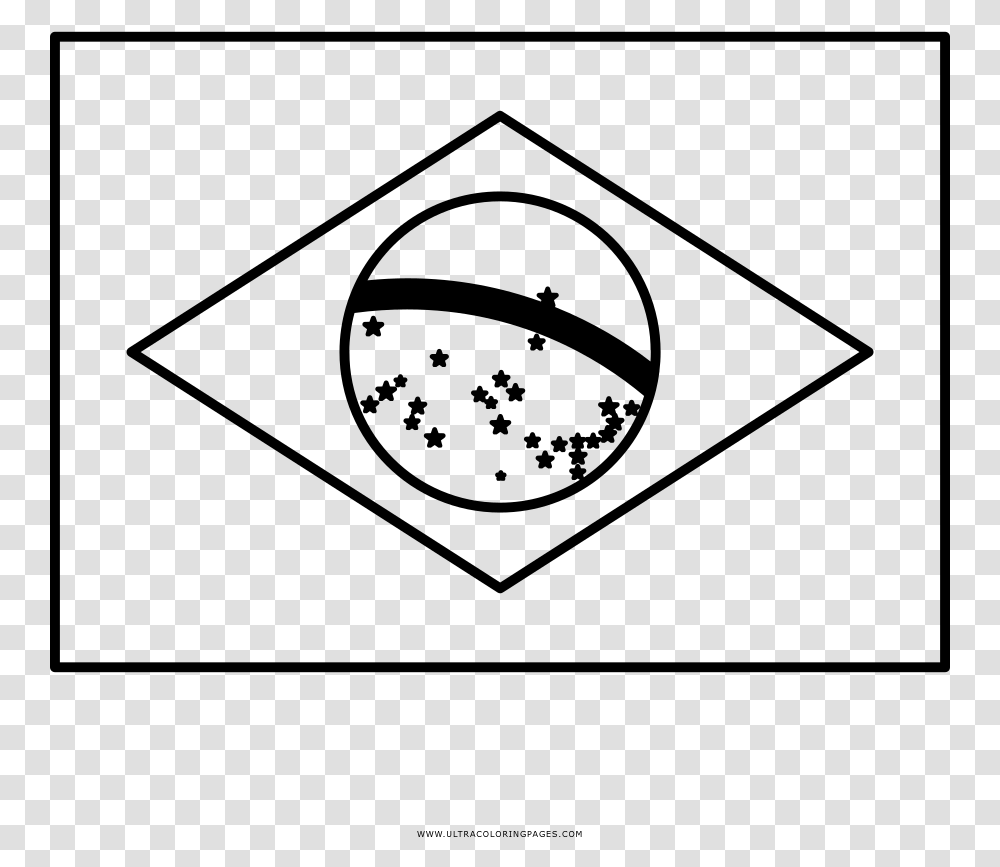 Brazil Flag Coloring Page, Gray, World Of Warcraft Transparent Png