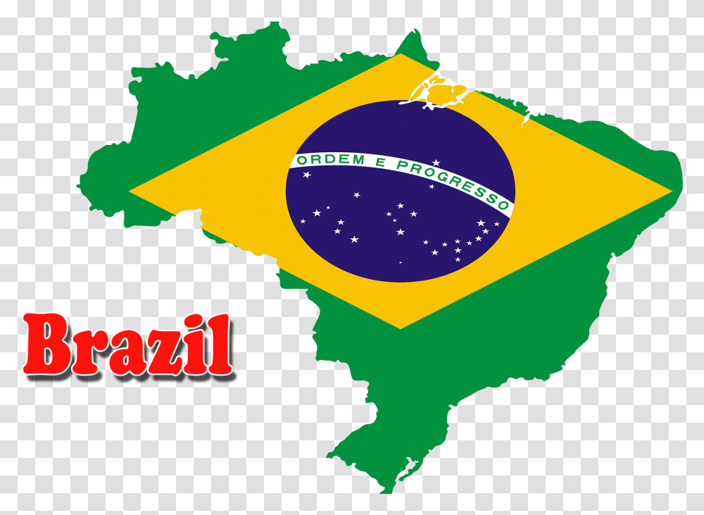 Brazil Flag Free Image Download Brazil Flag Country Shape, Outdoors, Nature, Land, Plot Transparent Png